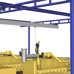 Tether Track Bridge Crane